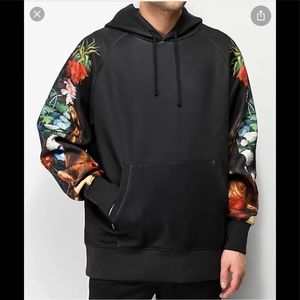 - RIPNDIP BOUQUET BLACK NEOPRENE “MUST BE NICE “ HOODIE SIZE SMALL